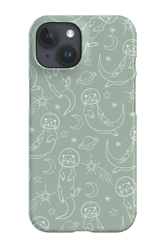 RoyalCovers.uk - Space Otter Line Art Phone Case (Mint)