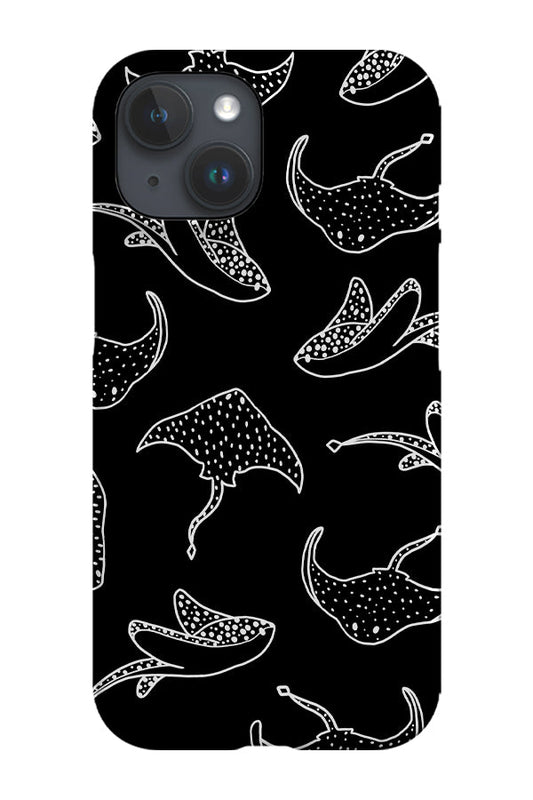 RoyalCovers.uk - Stingray Line Art Phone Case (Black)