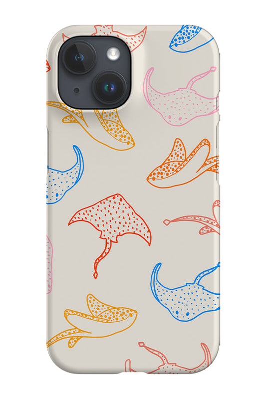RoyalCovers.uk - Stingray Line Art Phone Case (Bright)