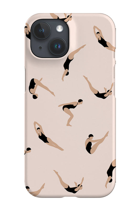 RoyalCovers.uk - Retro Swimmers Phone Case (Cream)