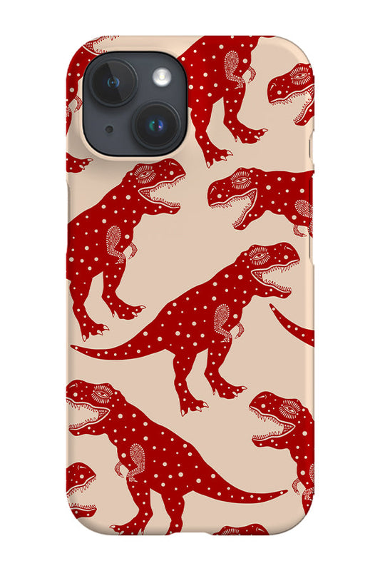 RoyalCovers.uk - T-Rex Scatter Phone Case (Red)