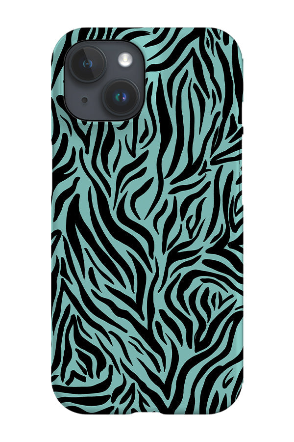 RoyalCovers.uk - Tiger Animal Print Phone Case (Mint)