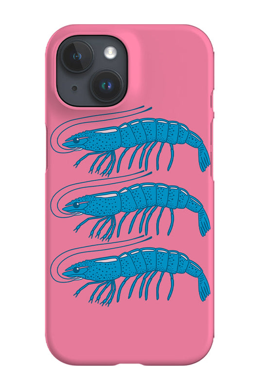 RoyalCovers.uk - Three Shrimp Phone Case (Pink Blue)
