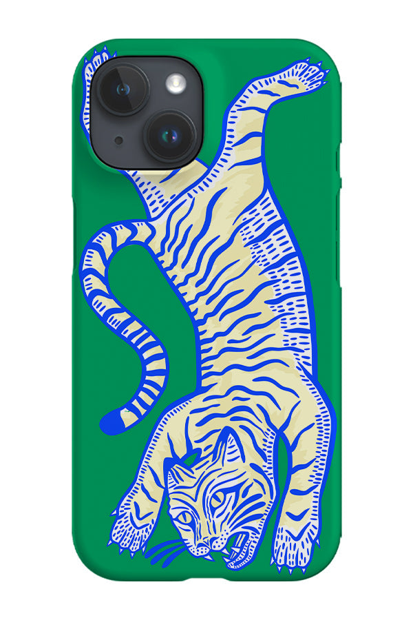 RoyalCovers.uk - Tiger Phone Case (Bright Green)