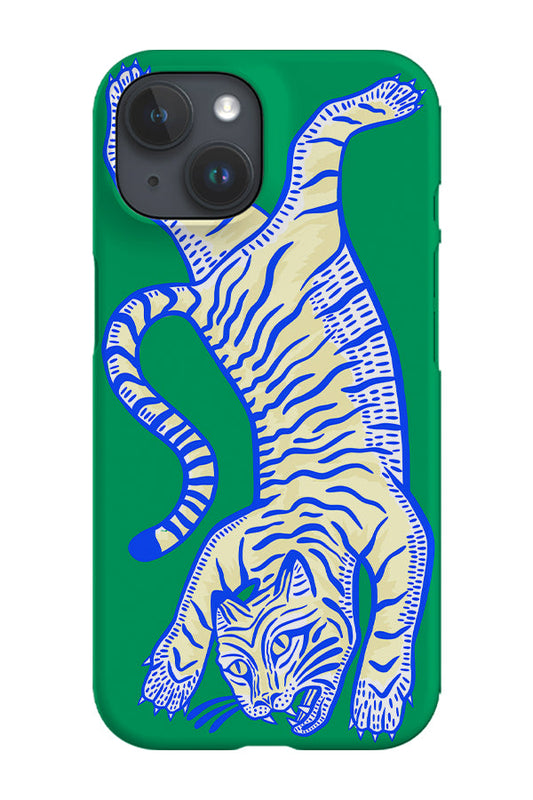 RoyalCovers.uk - Tiger Phone Case (Bright Green)
