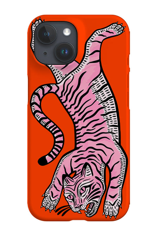 RoyalCovers.uk - Tiger Phone Case (Orange Pink)