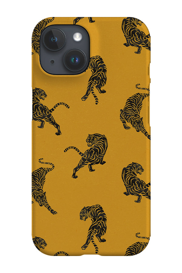 RoyalCovers.uk - Tiger Stencil Cutout Phone Case (Yellow)