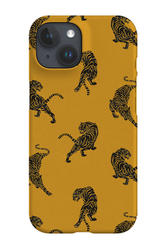 RoyalCovers.uk - Tiger Stencil Cutout Phone Case (Yellow)