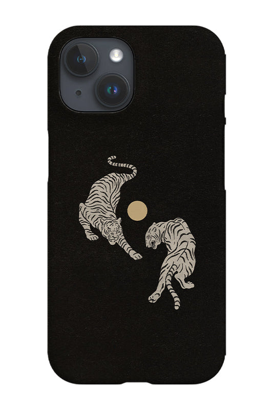 RoyalCovers.uk - Two Tigers Stencil Phone Case (Black)