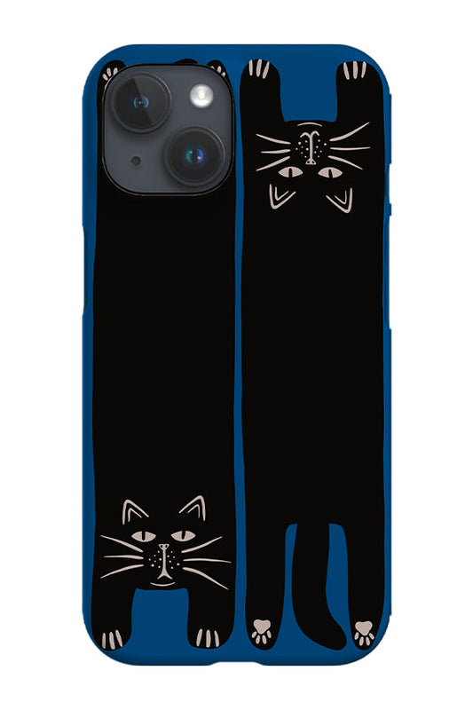 RoyalCovers.uk - Two Cats Phone Case (Blue)