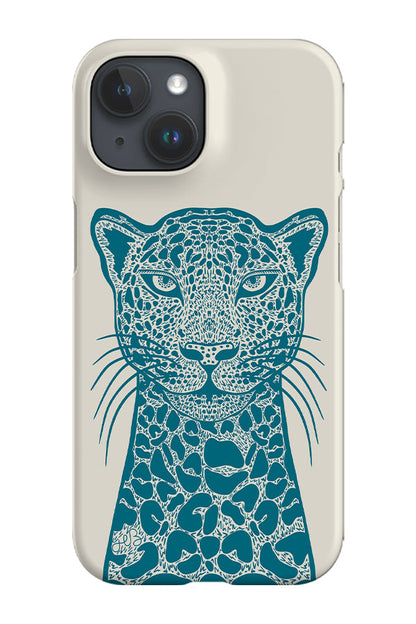 RoyalCovers.uk - Two Tone Cheetah Phone Case (Beige Blue)