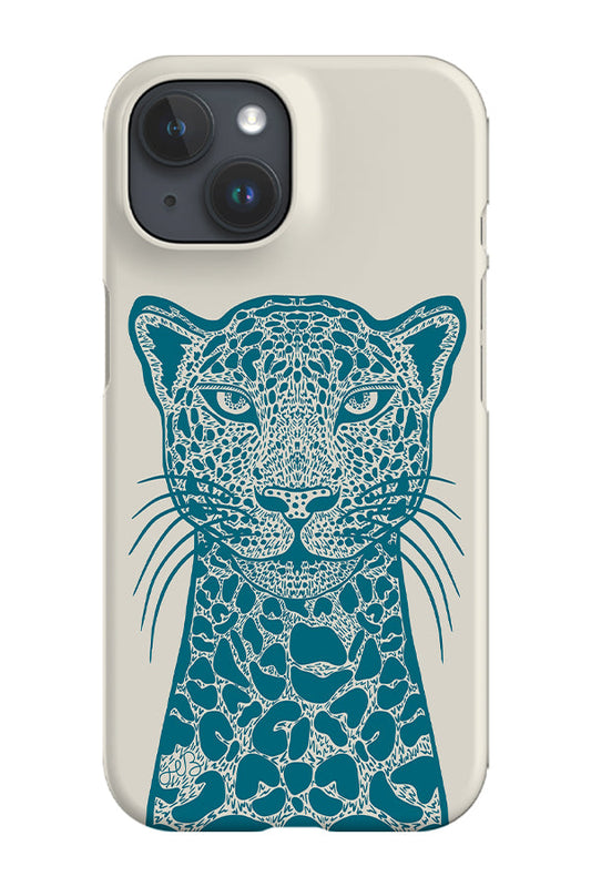 RoyalCovers.uk - Two Tone Cheetah Phone Case (Beige Blue)