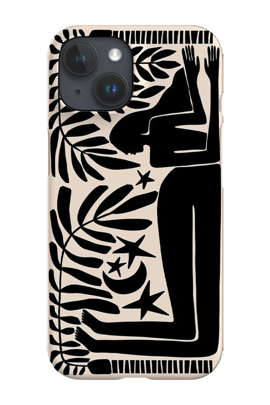 RoyalCovers.uk - Under the Stars Phone Case (Peach Black)
