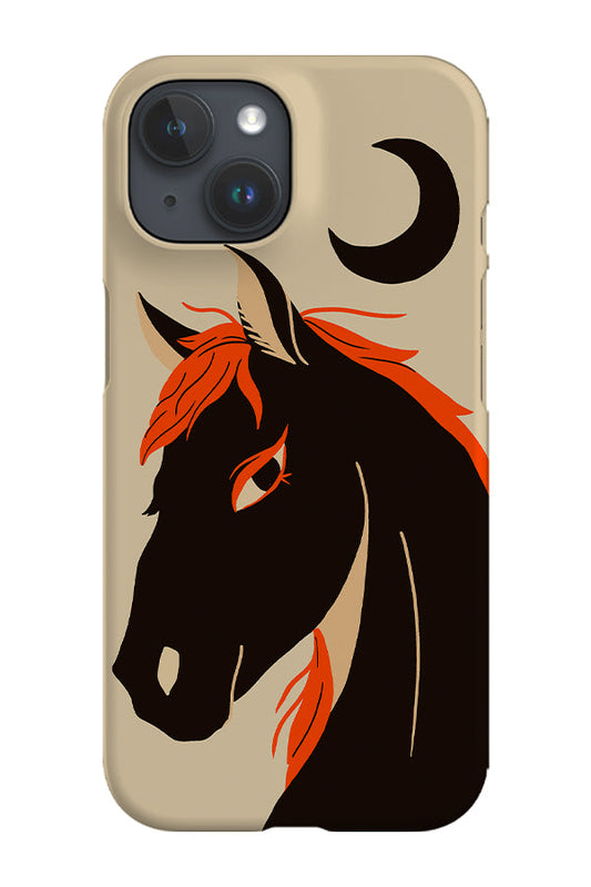 RoyalCovers.uk - Up Close Horse Bold Phone Case (Beige Orange)