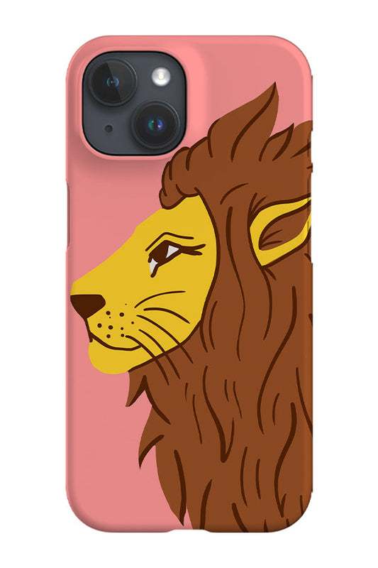 RoyalCovers.uk - Up Close Lion Phone Case (Pink)