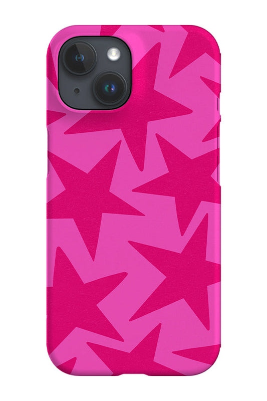 RoyalCovers.uk - Vintage Large Stars Phone Case (Hot Pink)