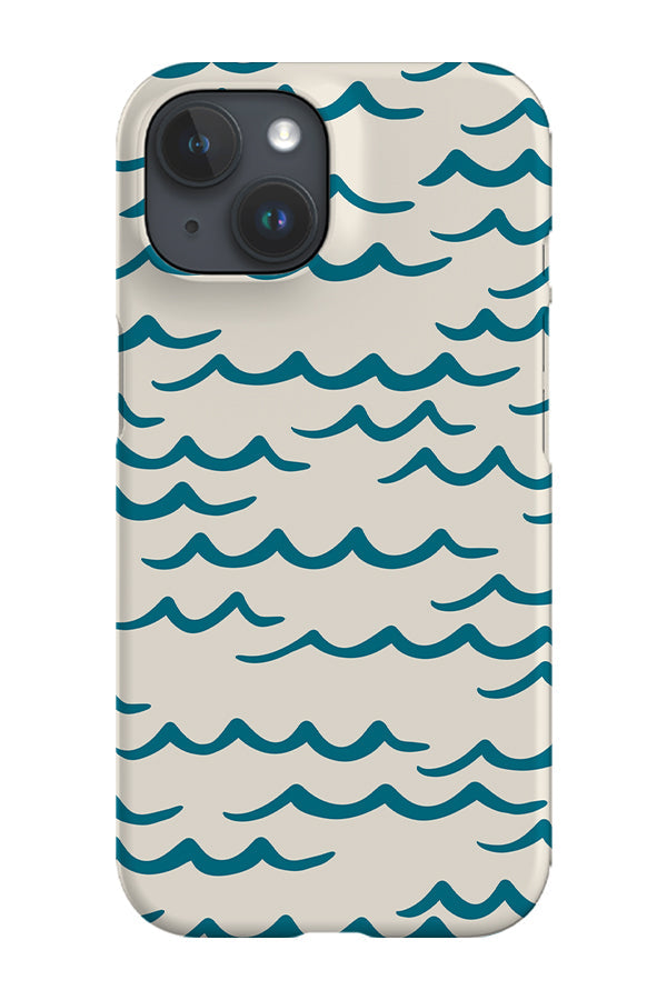 RoyalCovers.uk - Waves Phone Case (Beige Blue)