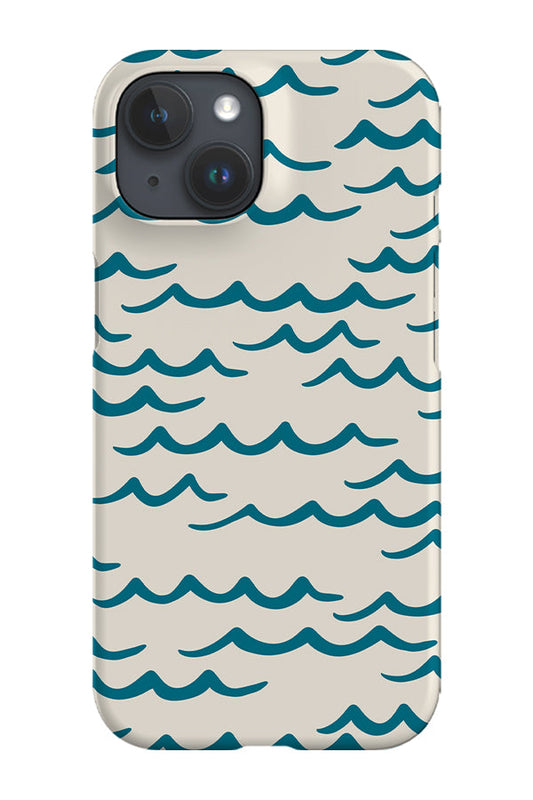 RoyalCovers.uk - Waves Phone Case (Beige Blue)