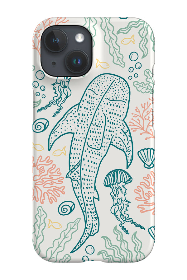 RoyalCovers.uk - Whale Shark Coral Reef Phone Case (Coastal Calm)