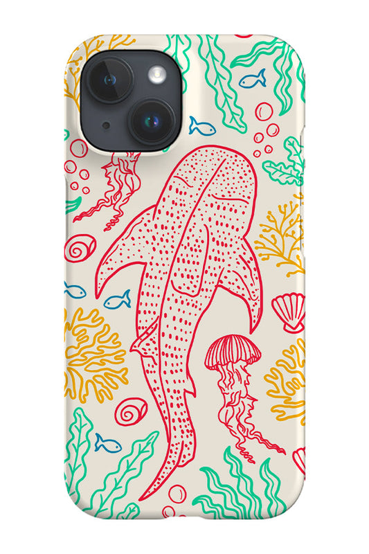 RoyalCovers.uk - Whale Shark Coral Reef Phone Case (Coral Bloom)