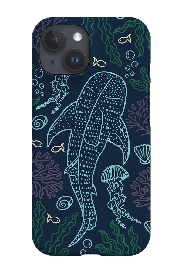 RoyalCovers.uk - Whale Shark Coral Reef Phone Case (Deep Sea Mystique)