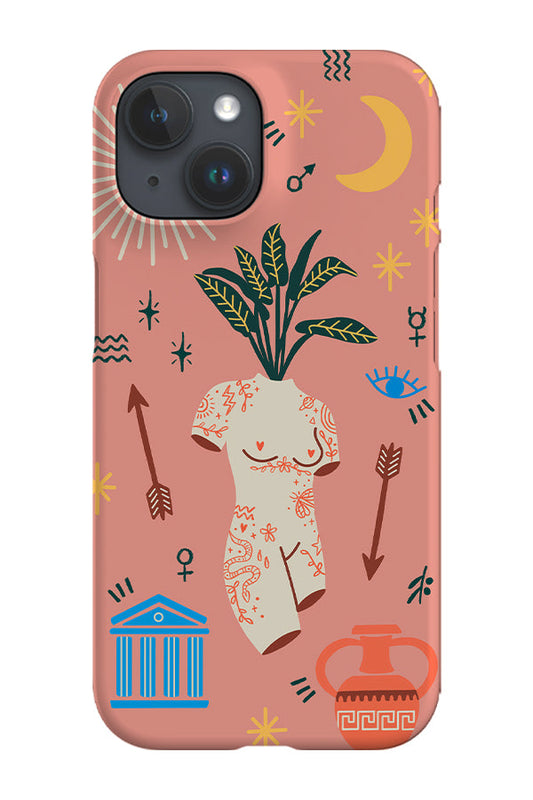 RoyalCovers.uk - Ancient Greek Tattoo Phone Case (Peach)