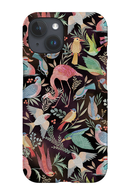 RoyalCovers.uk - Birdwatcher's Dream By Rebecca Elfast Phone Case (Dark)