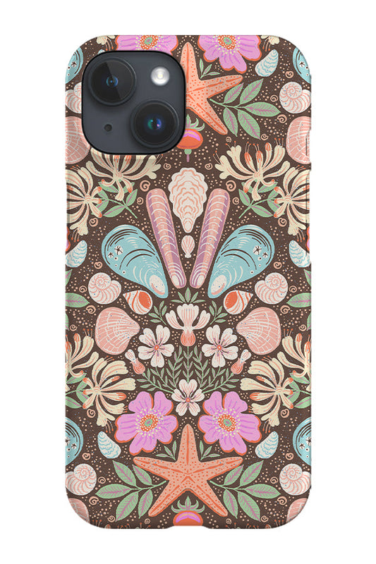 RoyalCovers.uk - Scandinavian Beach Flora Damask By Rebecca Elfast Phone Case (Pastel)